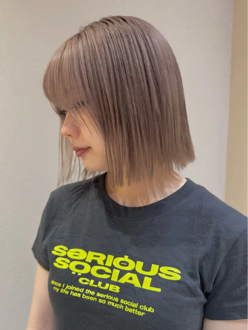 ショート カット ヘアカラー 🩵縮毛矯正・ボブ 岩原朋也🩵のヘアスタイル