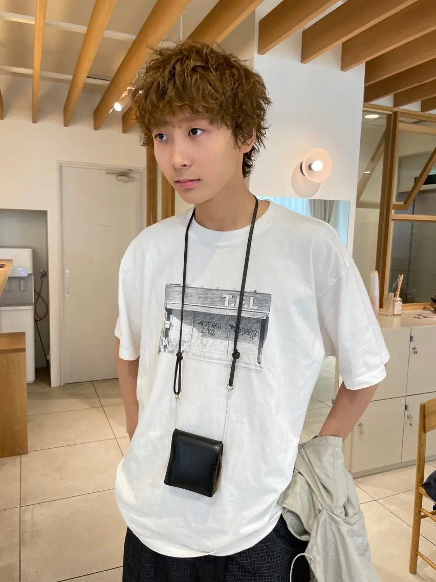 カット+メンズパーマ+トリートメントの写真