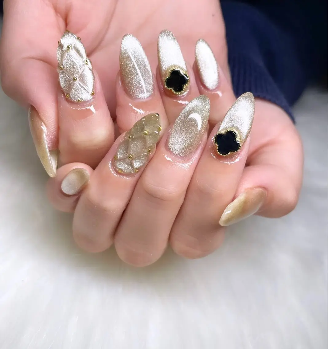 ネイル 成人式 フットネイル フレンチネイル ジェルネイル 韓国ネイル ハンドネイル nail salon fee(フィー)のネイルデザイン