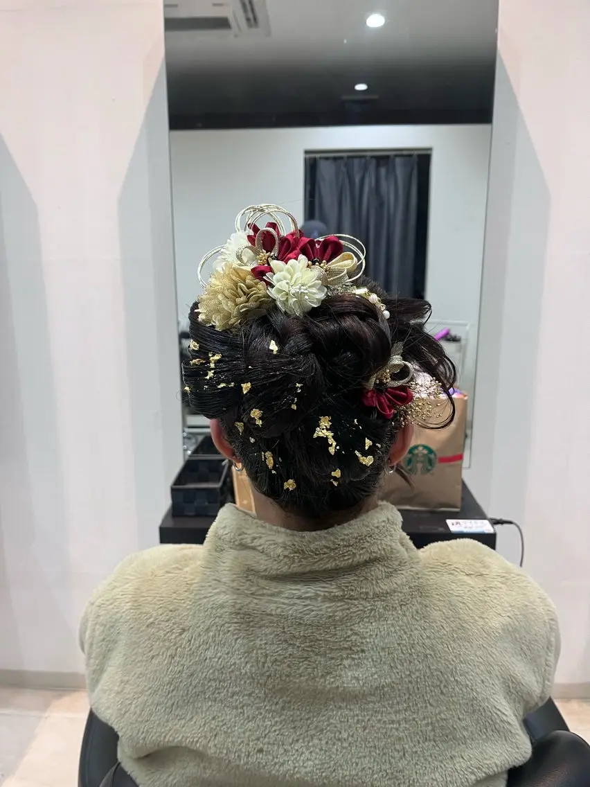 ヘアアレンジ 成人式 yuuka charmのヘアスタイル