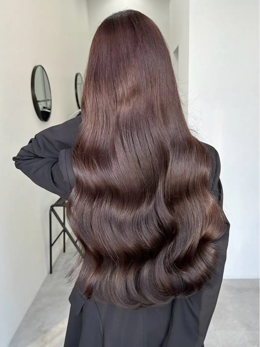 ロング カラー EleRe 名駅 まつり🧡のヘアスタイル