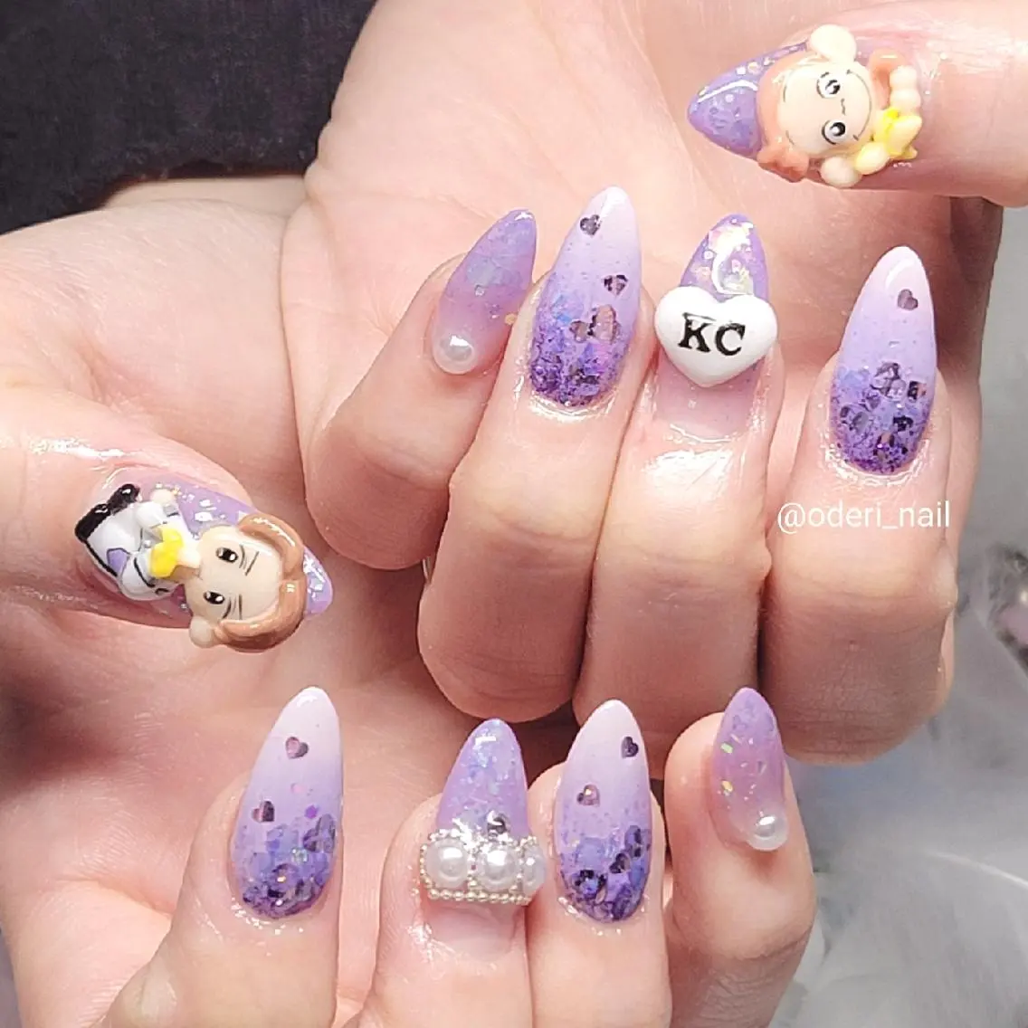 ネイル アートネイル ジェルネイル おで@ oderi_nailのネイルデザイン