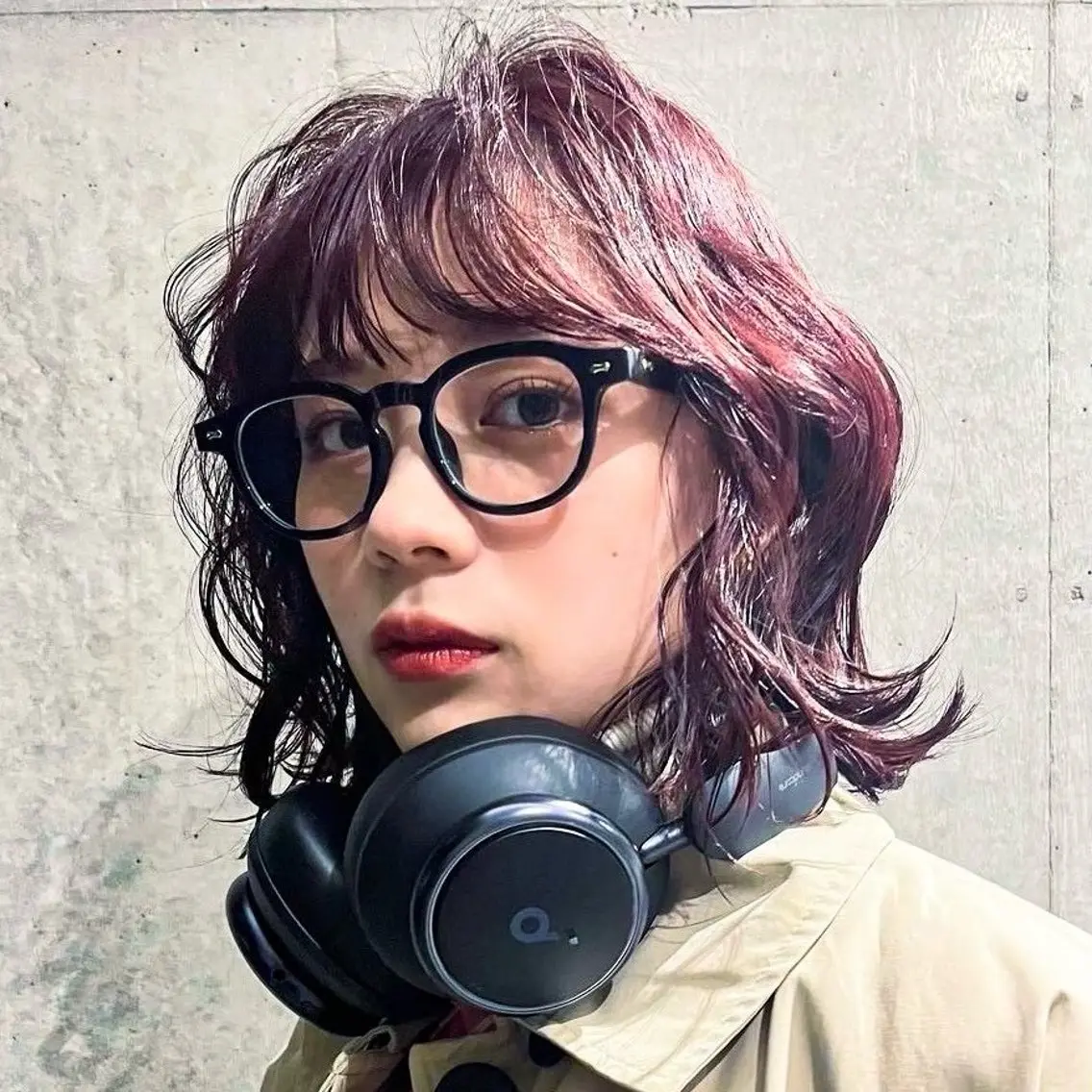 ミディアム カラー カット ヘアカラー トリートメント ブリーチ/レイヤー 艶カラー💫チャンのヘアスタイル