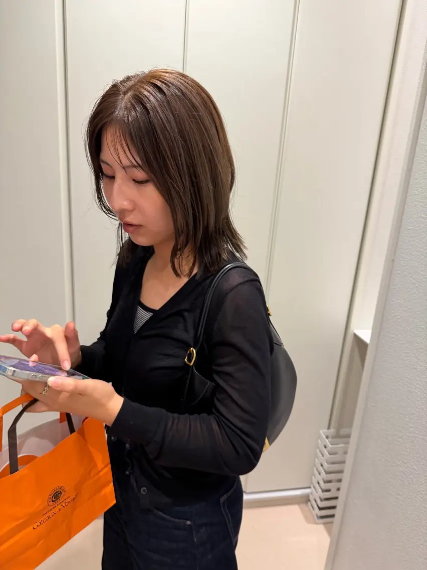 《ミニモ学割》似合わせカット＋透明感カラー(ブリーチなし)の写真