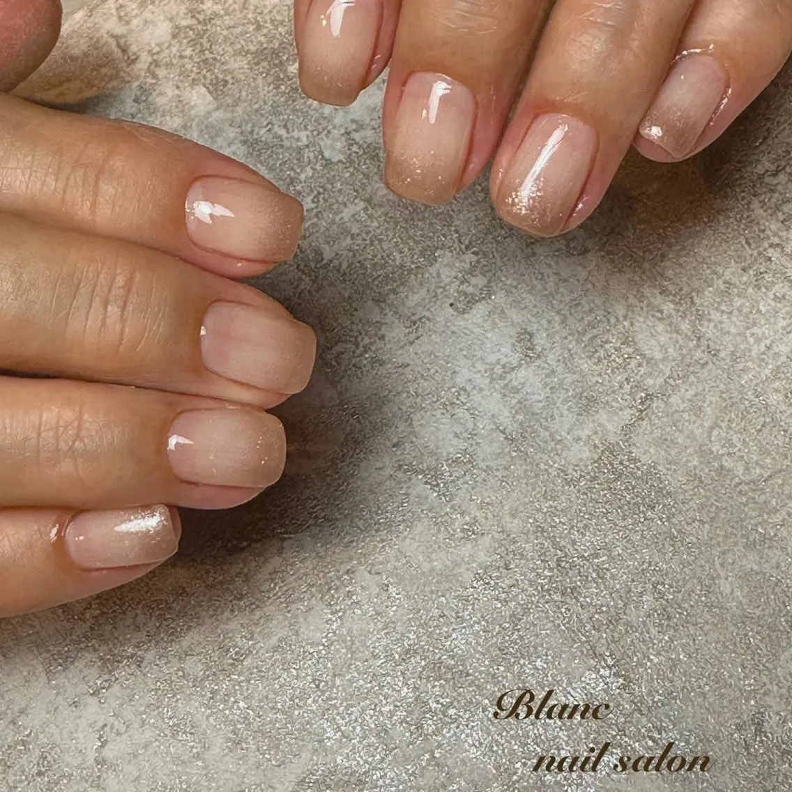 ショート Blanc ブランのネイルデザイン