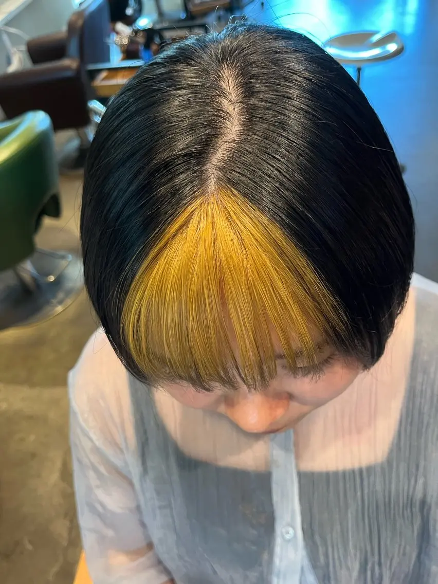 カラー 加納 彬華のヘアスタイル