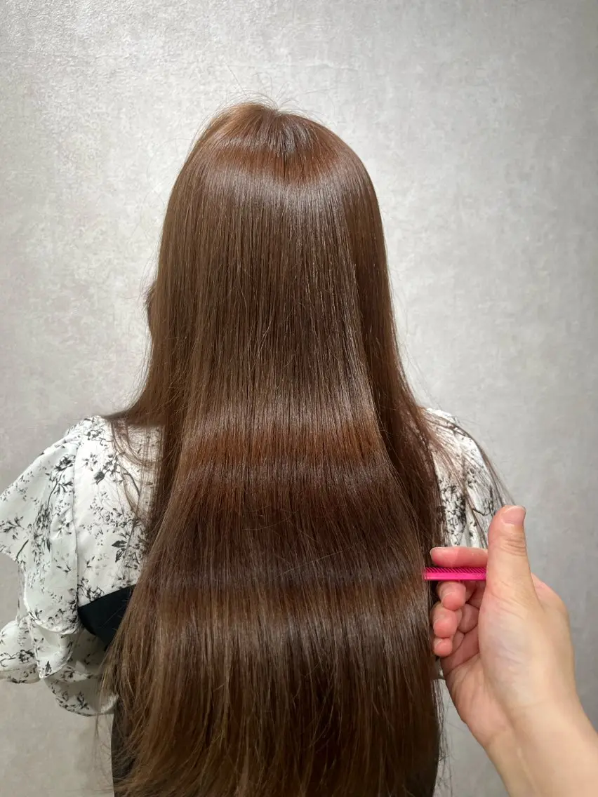 ロング トリートメント トリートメント レイヤー/個性惹き出 すカラー/yuukaのヘアスタイル
