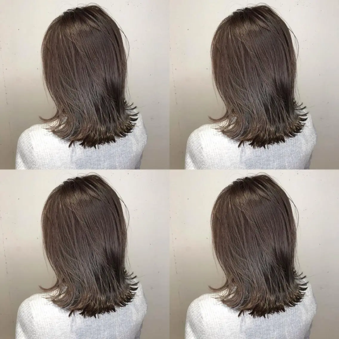 ミディアム ヘアカラー 韓国ヘア 山本勝志のヘアスタイル