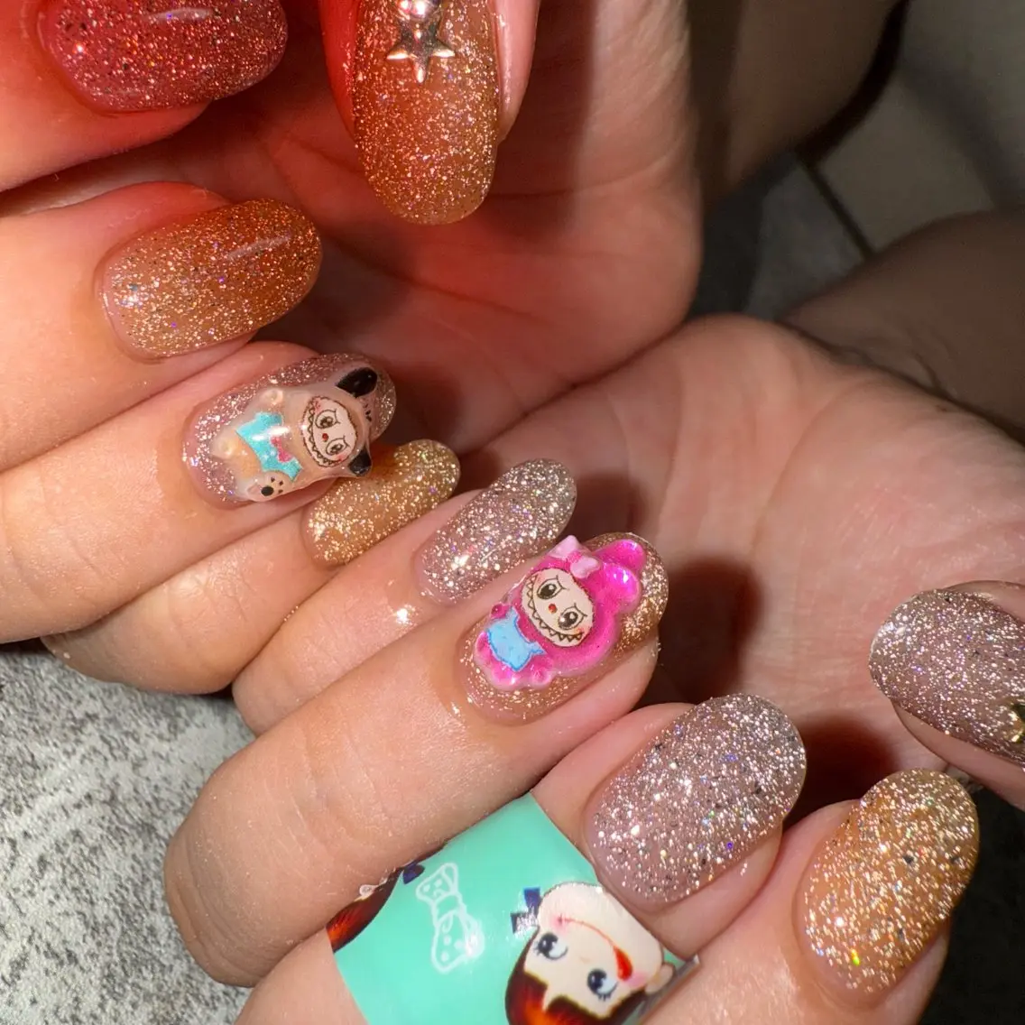ネイル フラッシュネイル ハンドネイル yuki nail...のネイルデザイン