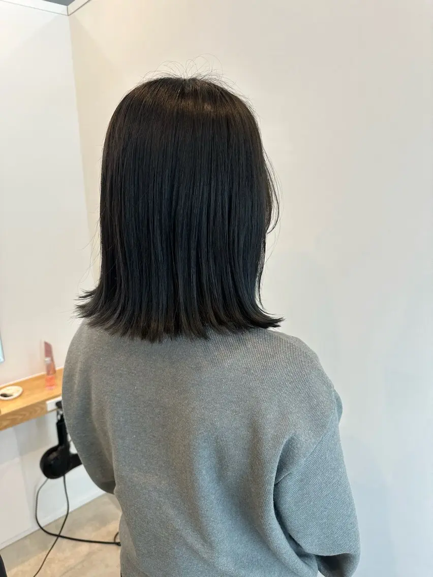 ミディアム カラー カット ヘアカラー トリートメント レイヤー/ナチュラル 💐nao.のヘアスタイル