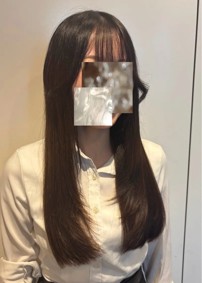 ロング ュィ/ 似合わせカットのヘアスタイル