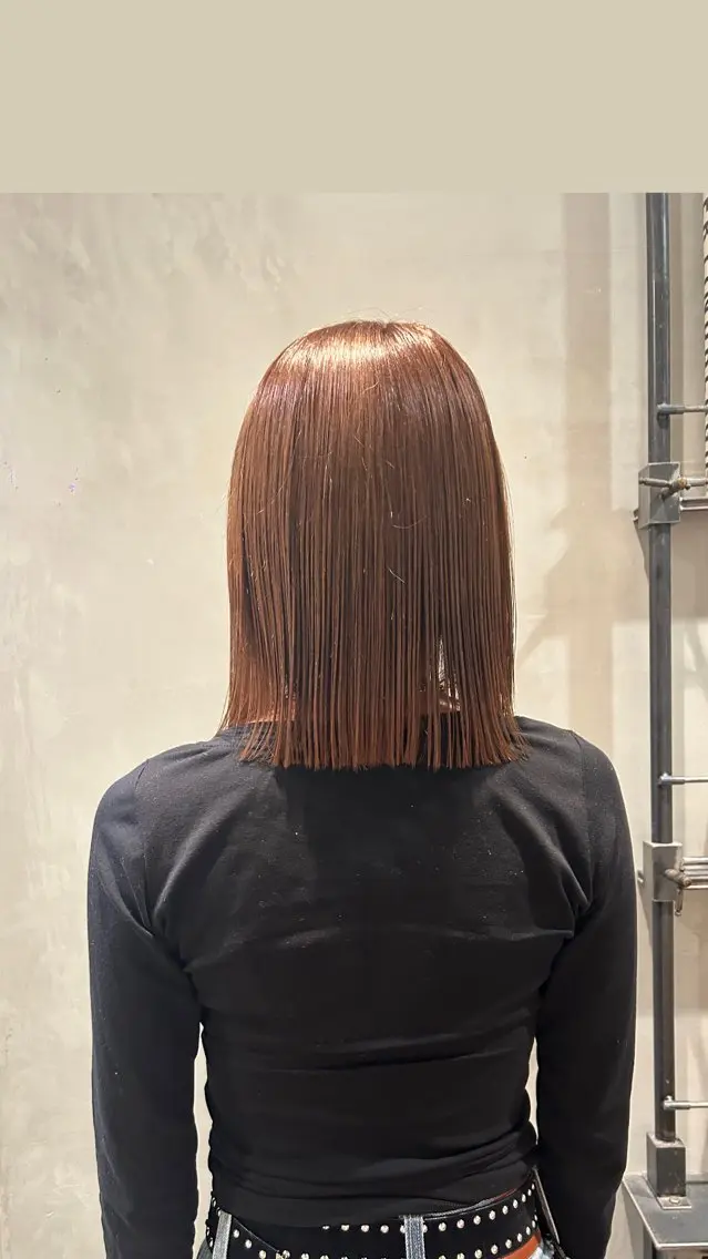 ミディアム カラー カット ヘアカラー タナカ カナ🫧のヘアスタイル