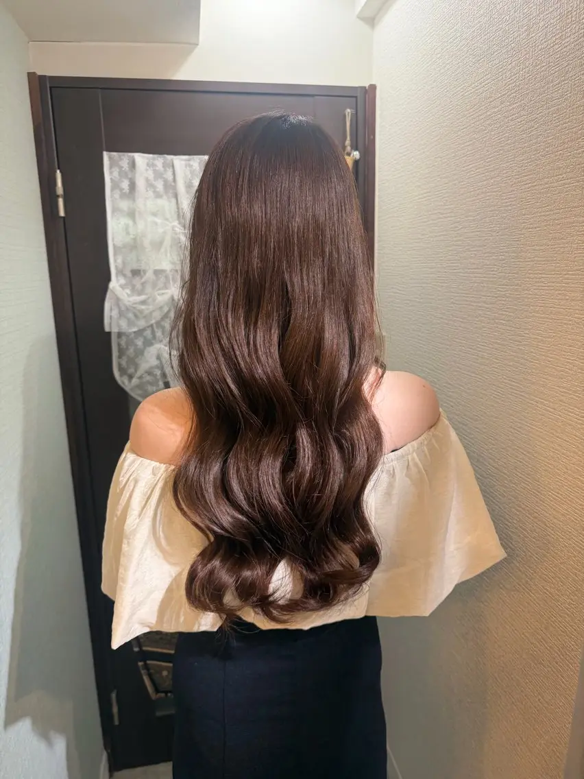 ロング ヘアアレンジ ヨシンモリ ココシャル miranoのヘアスタイル