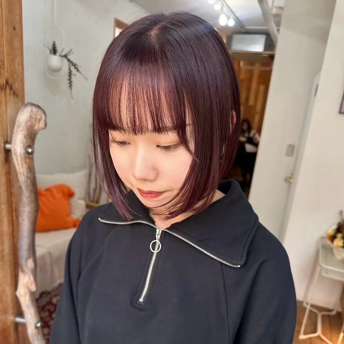ミディアム カラー フヅキ/ カラーモデル募集中のヘアスタイル