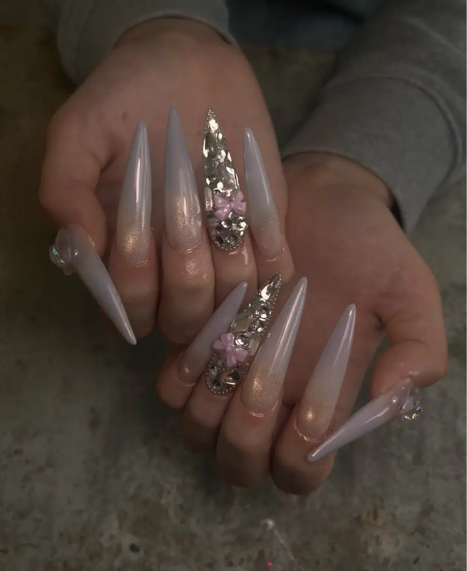 ネイル 長さ出し ハンドネイル Y's nail ˚✧₊YUIのネイルデザイン
