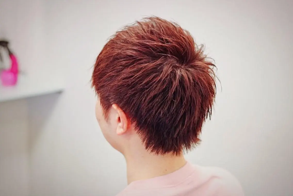 ショート カラー メンズ カット ヘアカラー 前田賢生 ご新規様はNGのヘアスタイル