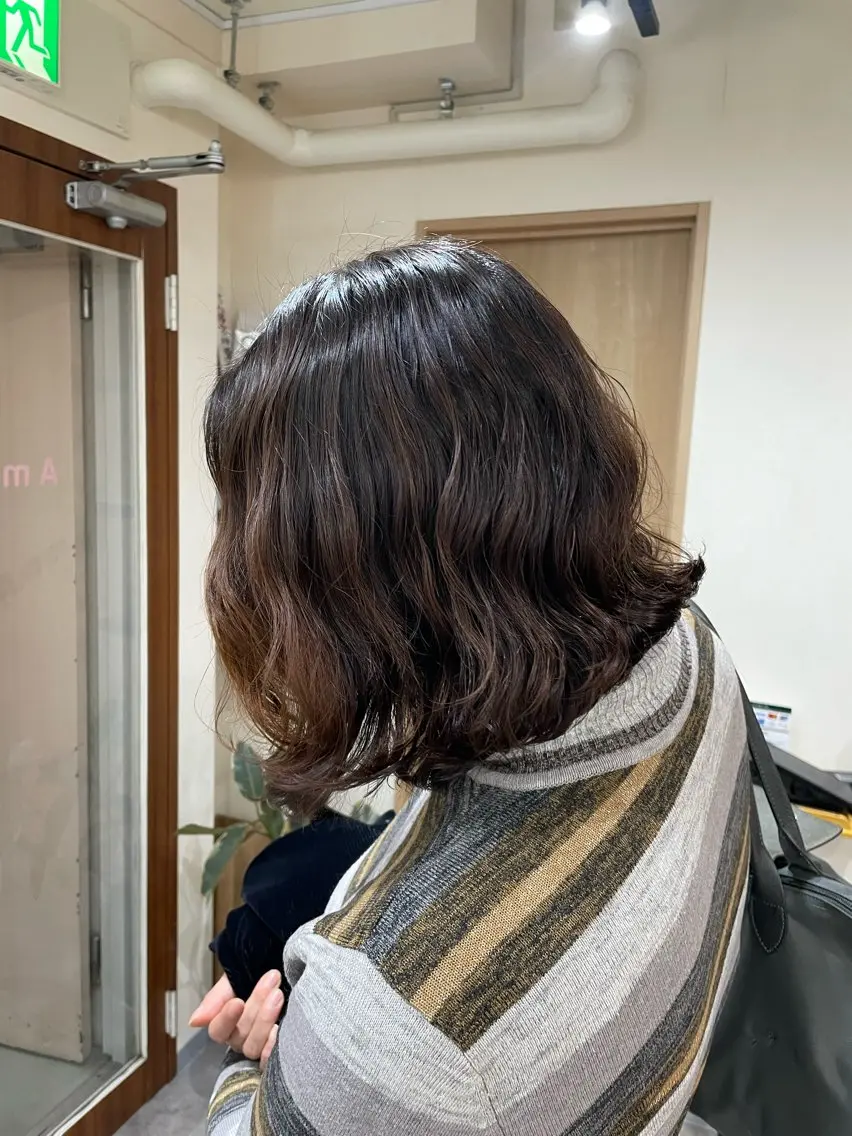 ショート カット パーマ 韓国風パーマ/ヘア セット/店長みづきのヘアスタイル