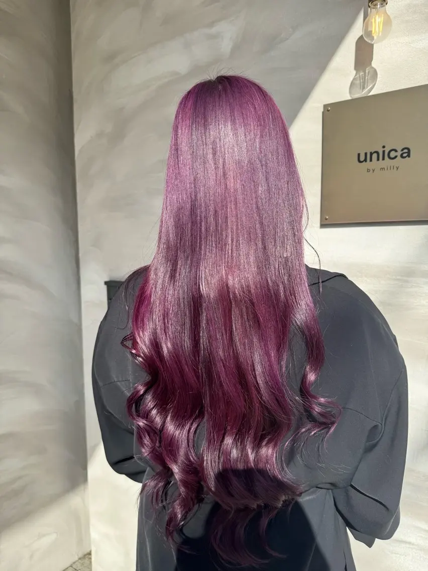 ロング カラー Mayuka 🩶のヘアスタイル