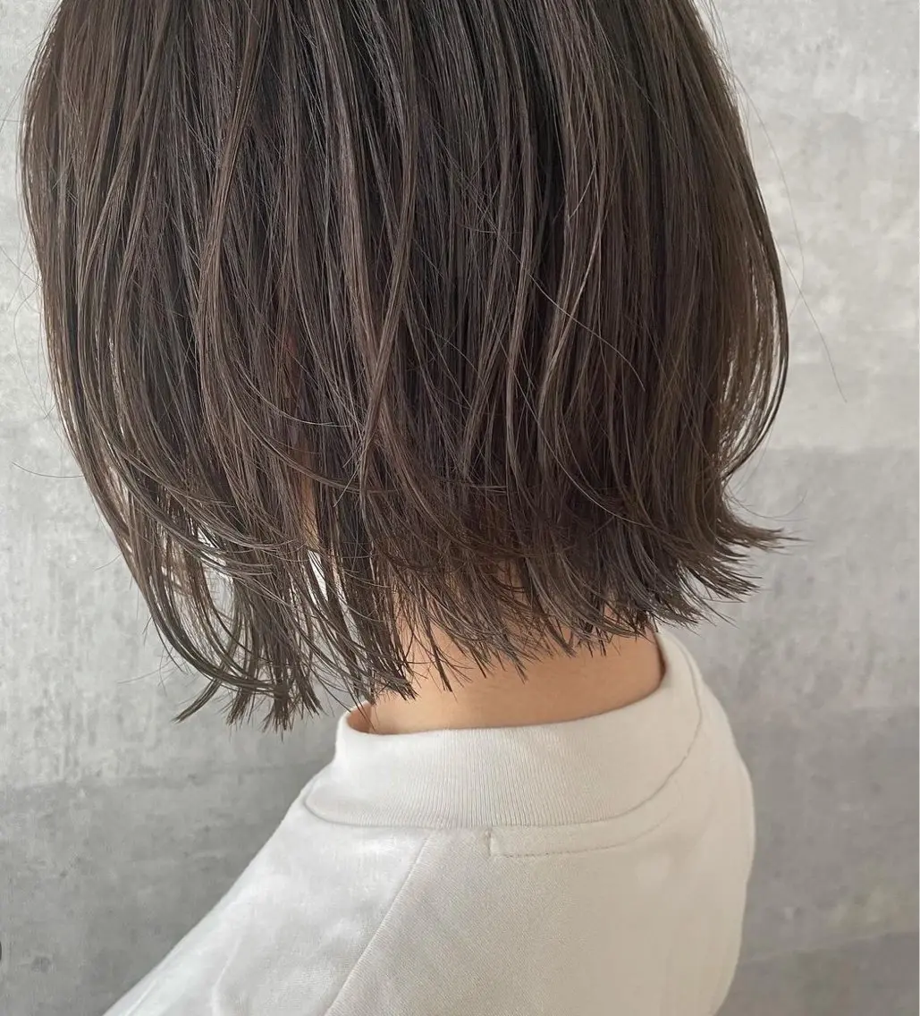 ショート ボブ レイヤーカット 和田 真由子のヘアスタイル