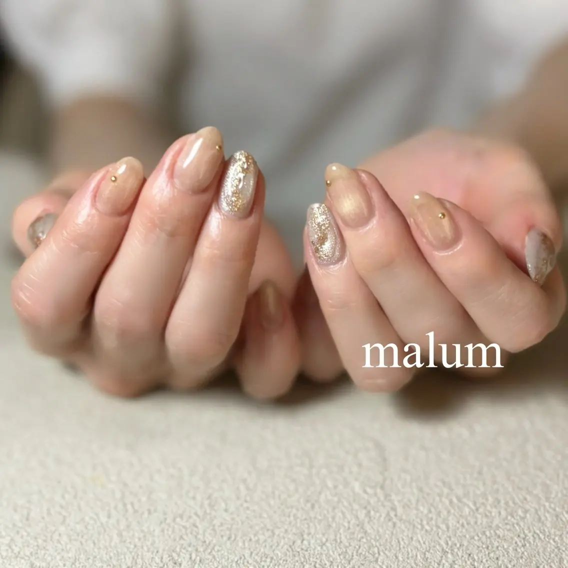 ネイル ハンドネイル malum nailのネイルデザイン