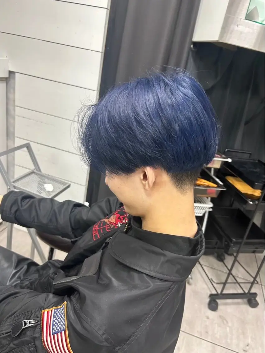 メンズ カット ヘアカラー 似合わせカット✂️ 赤阪 隼🐧のヘアスタイル