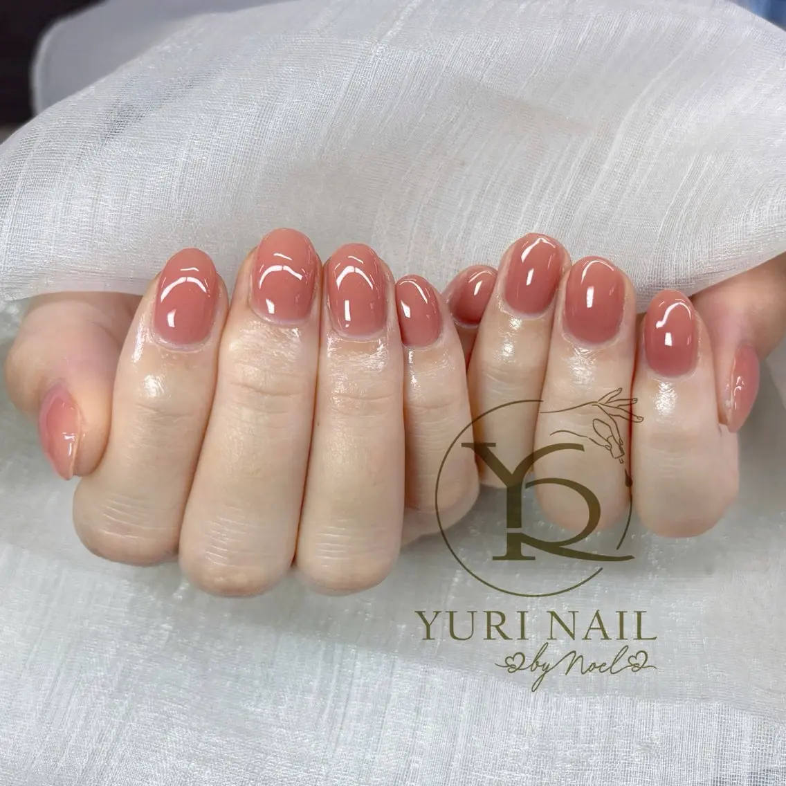 ネイル ニュアンスネイル ワンカラーネイル ハンドネイル フットネイル YURI Nail Funabashiのネイルデザイン