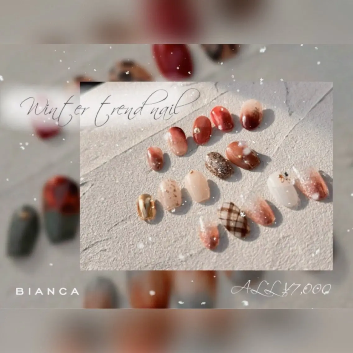 ネイル ハンドネイル Bianca川越 🍓Nakasoneのネイルデザイン