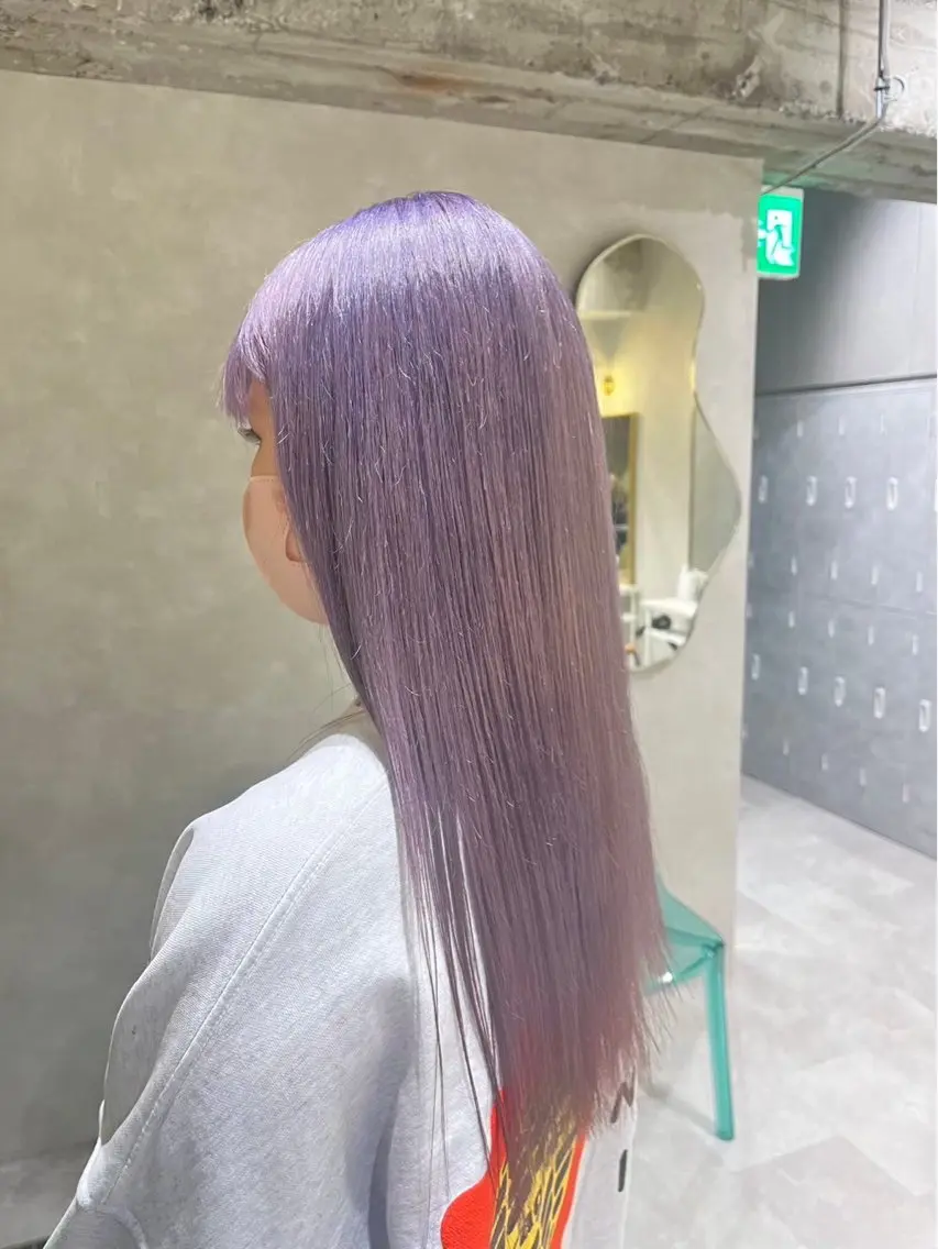 ロング ナガノ ナミエのヘアスタイル