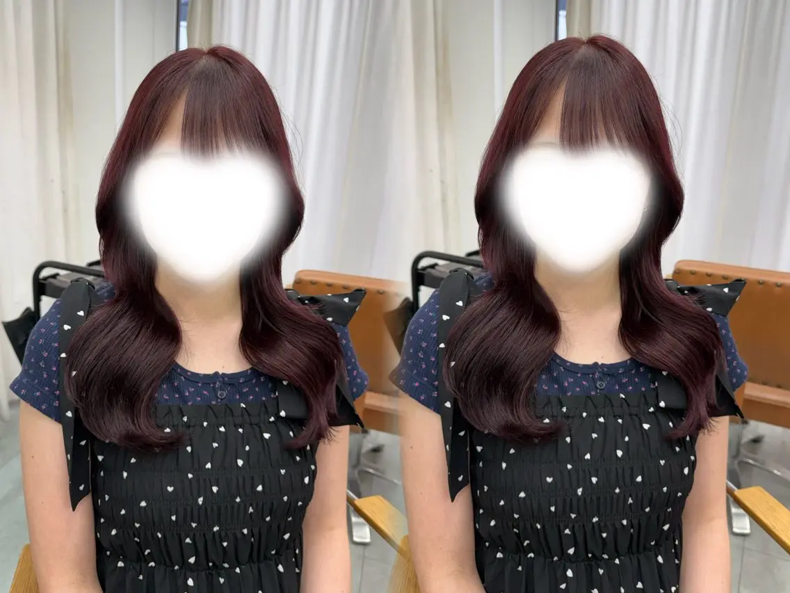 ロング ヘアカラー 艶カラー/髪質改善 サラサ💟のヘアスタイル
