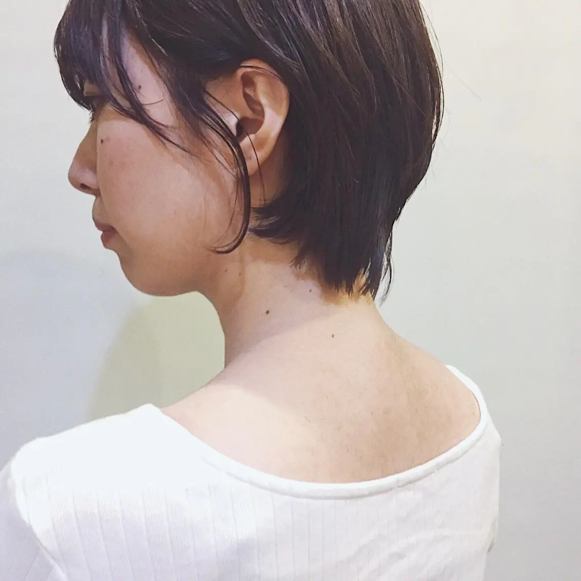 ショート カラー 透明感カラー ショートヘア カット ヘアカラー トリートメント 山中 直輝のヘアスタイル