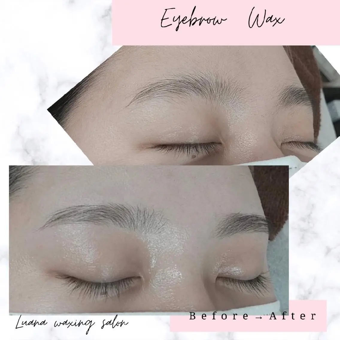 アイブロウ 眉毛ワックス脱毛 Luana wax 🐚根本のエステ・リラクイメージ