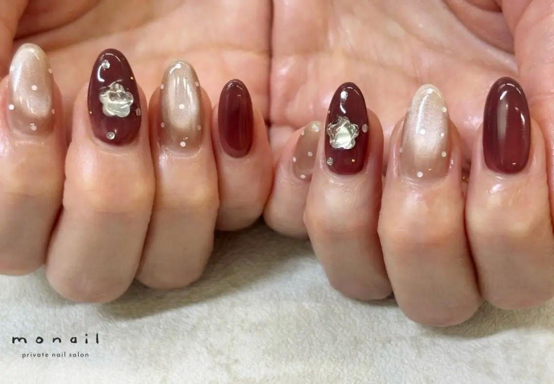 ネイル ドット ハンドネイル nail salon monailのネイルデザイン