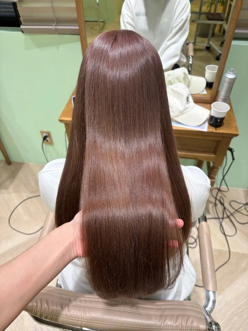 【毛先のパサつき気になる方🌀】調整カット💇♀️➕トリートメント✧*。コテ巻き仕上げ付き🎀の写真