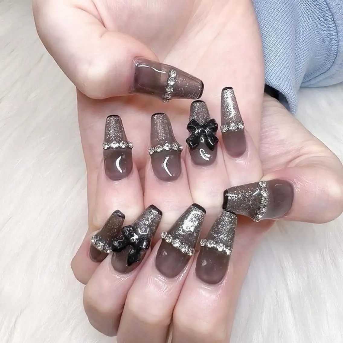 ネイル チークネイル フットネイル フレンチネイル グラデーション 韓国ネイル YUKI NAILのネイルデザイン