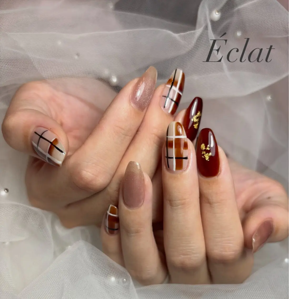 ネイル ネイルチップ ハンドネイル nail salon Éclatのネイルデザイン