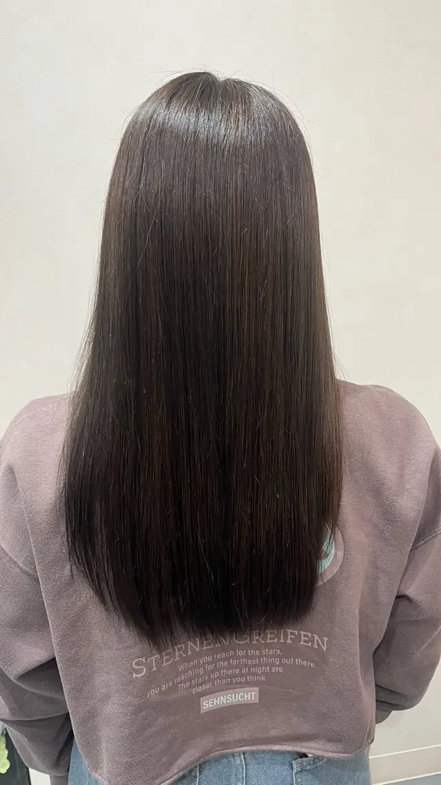 ロング カラー 米澤 奈央のヘアスタイル
