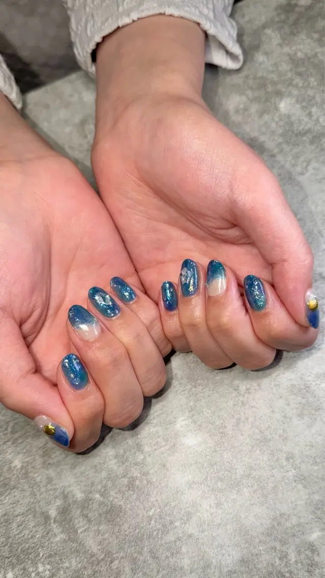 ネイル ハンドネイル ハンドケア shino🌟 痛ネイルのネイルデザイン