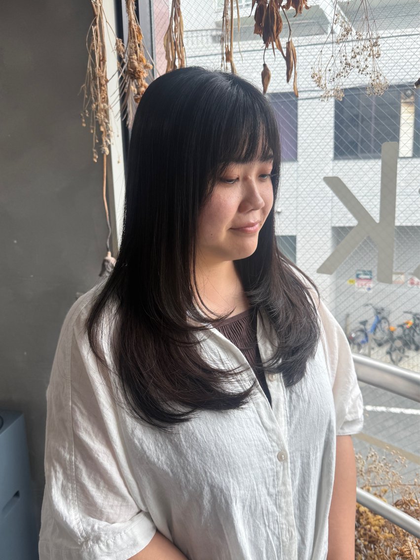ロング カット ウルフ レイヤー パーマ🪐MANAのヘアスタイル