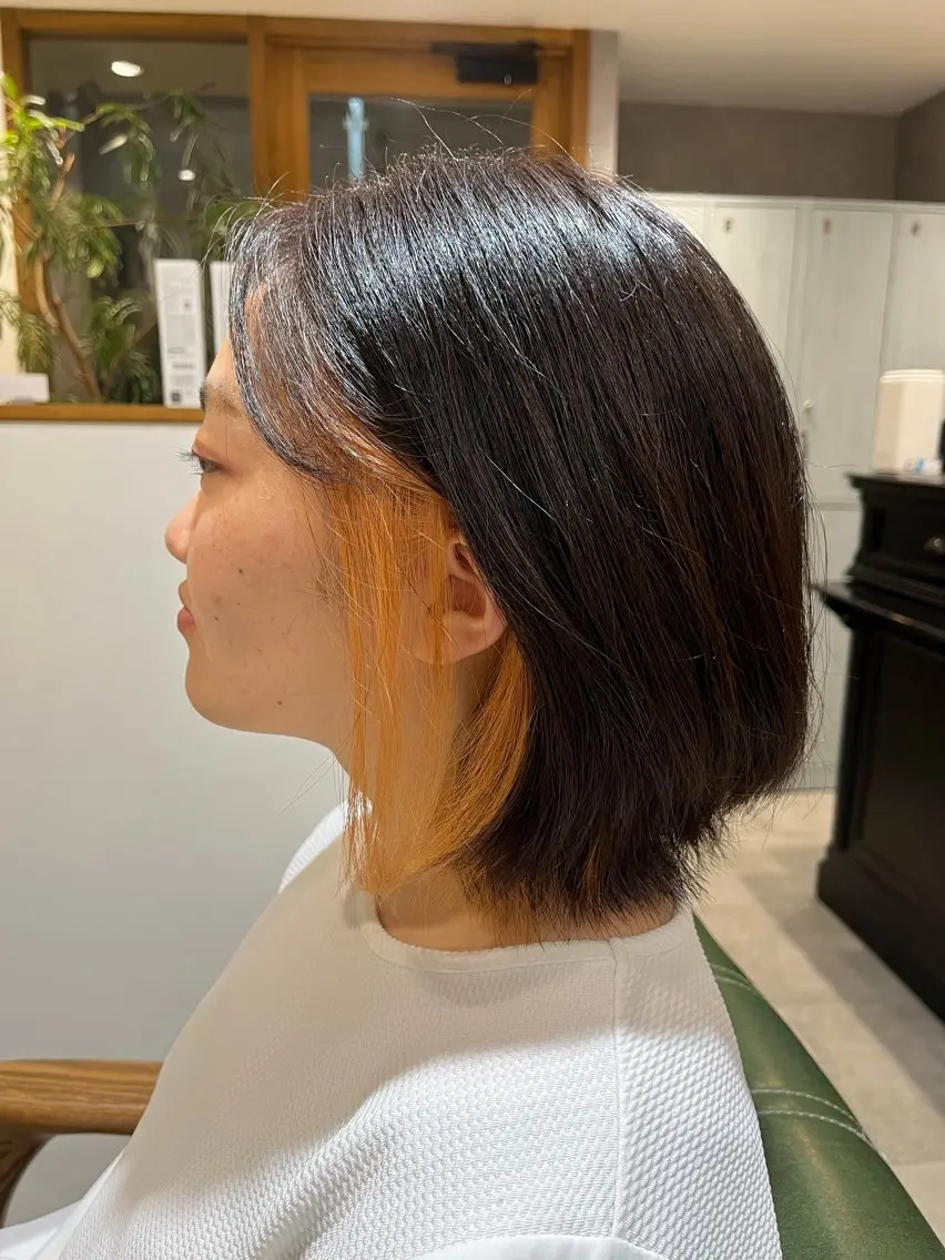 ミディアム ヘアカラー hosoda .のヘアスタイル