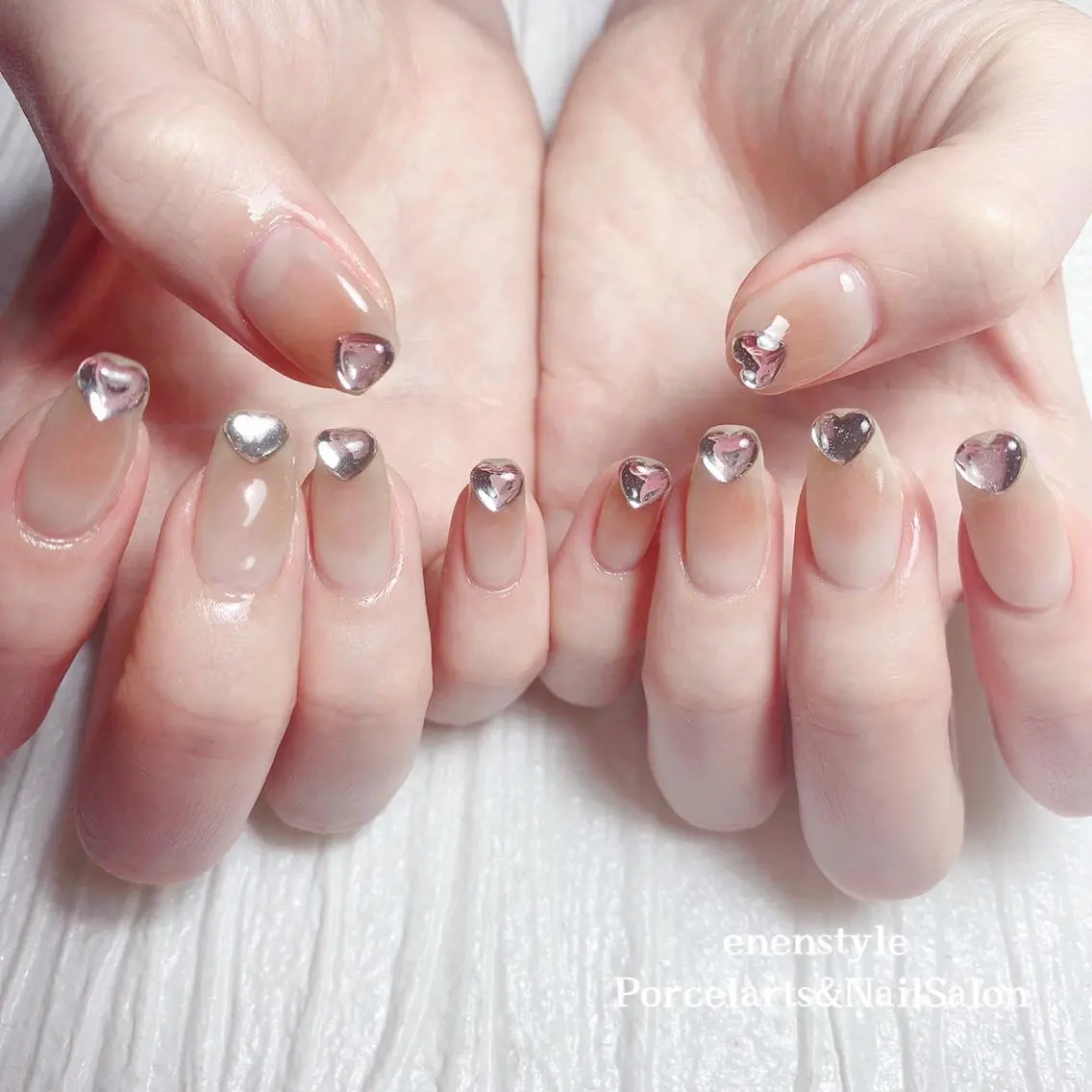 ミディアム ネイル 🐾enen style 🐾のネイルデザイン