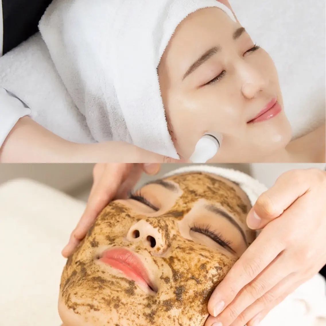 🌿【毛穴レス美肌】ハイドラ毛穴洗浄+ハーブピーリング《透明感アップコース》の写真