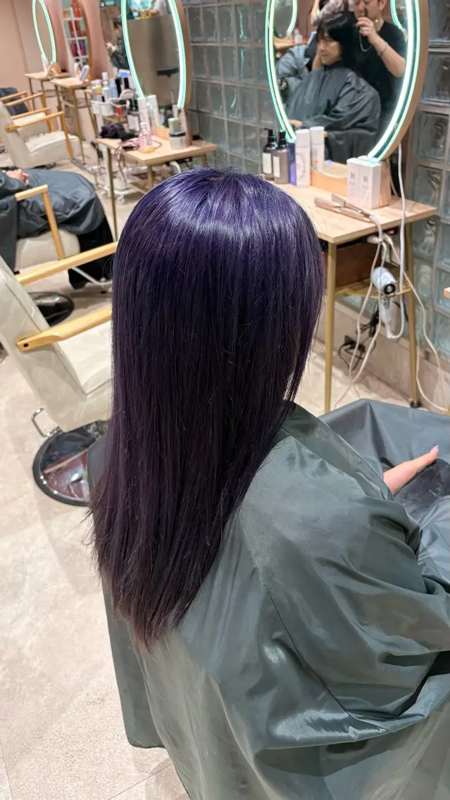 ロング カラー ブリーチ ケアブリーチ ダブルカラー ハイトーンカラー ヘアカラー zest bis /anju🌺✨のヘアスタイル