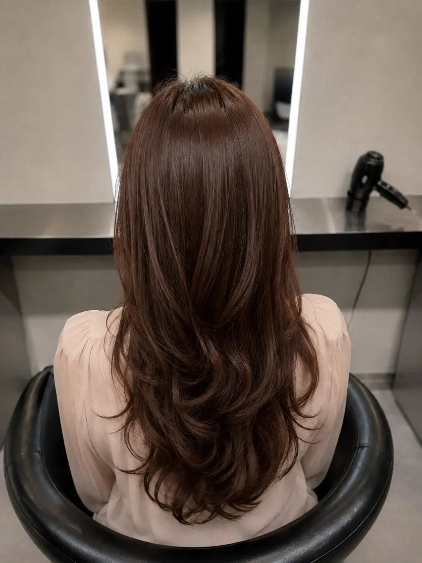 ミディアム カラー ブラウンカラー トリートメント 🌈ウルトワ水素 髪質改善naru🌈のヘアスタイル