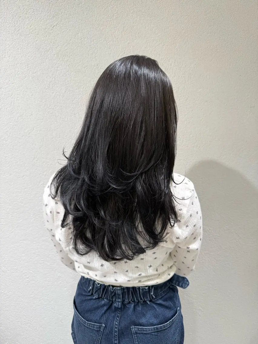 セミロング カラー カット ヘアカラー トリートメント 🎀髪質改善🎀 恵比寿/sayuのヘアスタイル