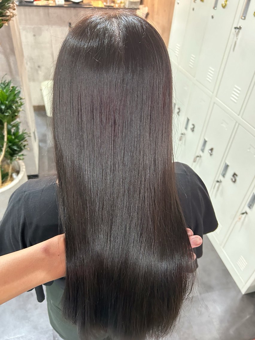 ロング 新田 修司のヘアスタイル
