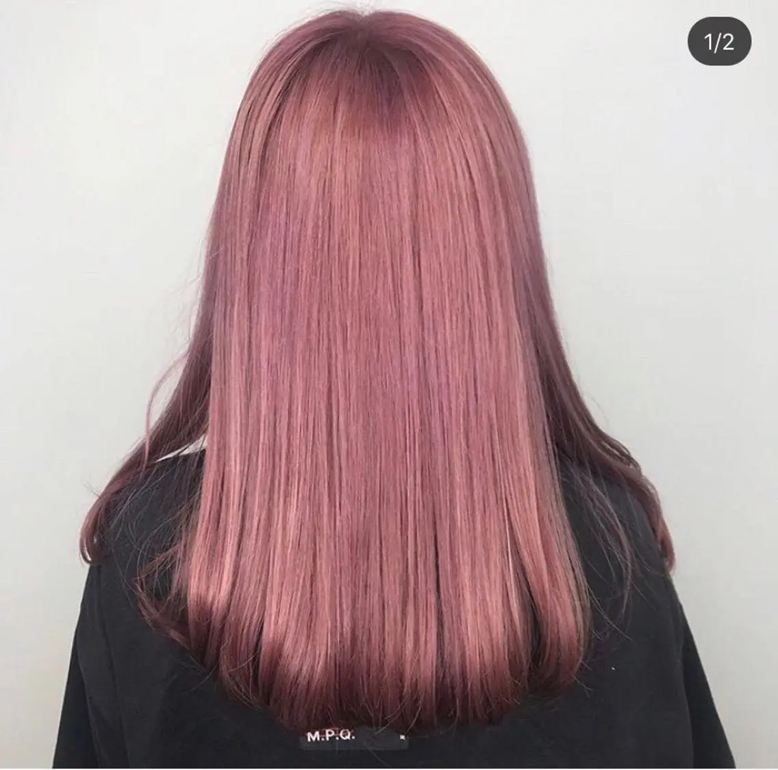 セミロング カラー ヘアアレンジ キッズ アディクシーカラー バレイヤージュ ミストバング ベージュカラー 黒髪 女性専用サロン 【中崎町】ゆきみのヘアスタイル
