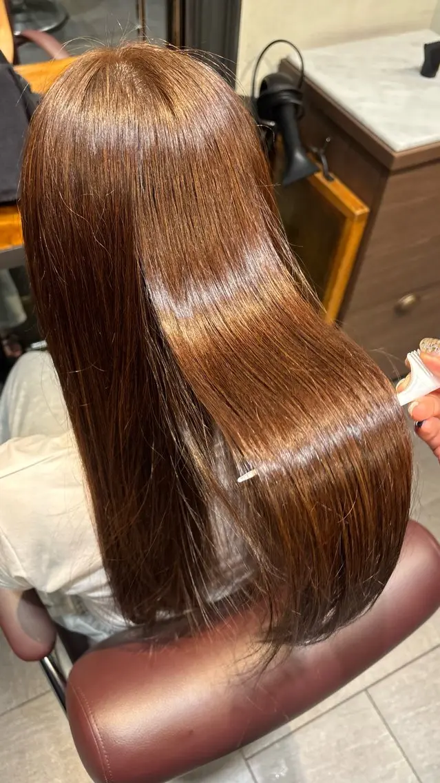 ロング カラー 和田 倫歩のヘアスタイル