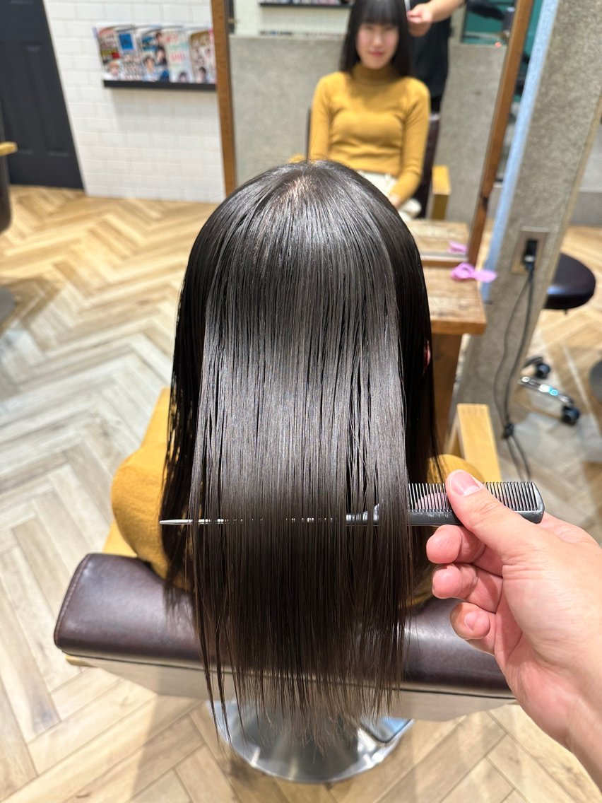 セミロング トリートメント 🌈髪質改善🌈 過去の1艶サラ体験✨のヘアスタイル