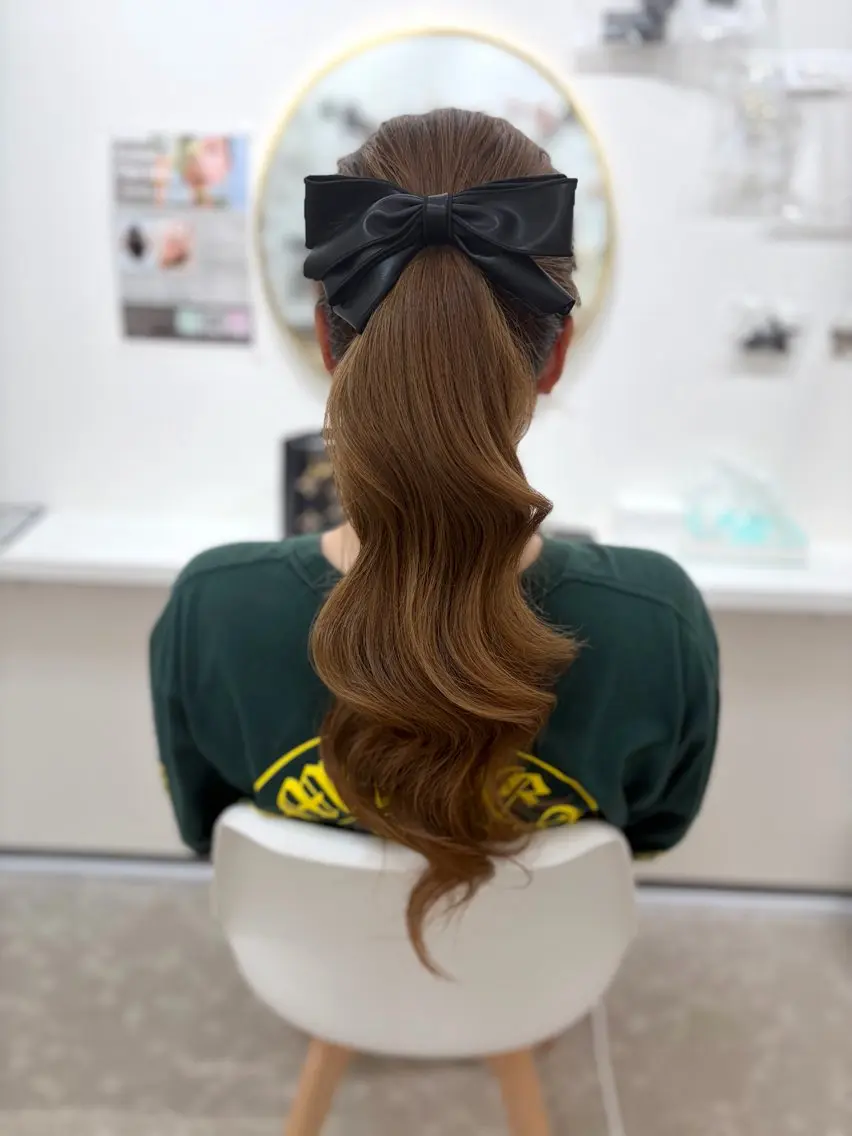 ヘアアレンジ ポニーテール hairset salon m.のヘアスタイル