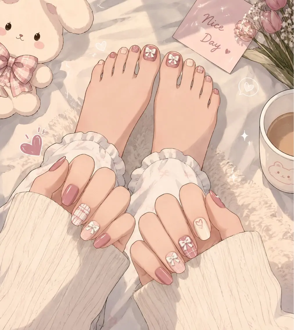 手足ネイルセットコース💅の写真